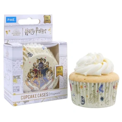 Bild av PME Harry Potter cupcake formar foliebelagda, set om 30, Hogwarts skola