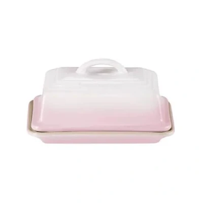 Bild av Le Creuset Stengods Smörfat, 900 g, 17 x 12,5 9 cm, Skal Rosa, 7083717777000
