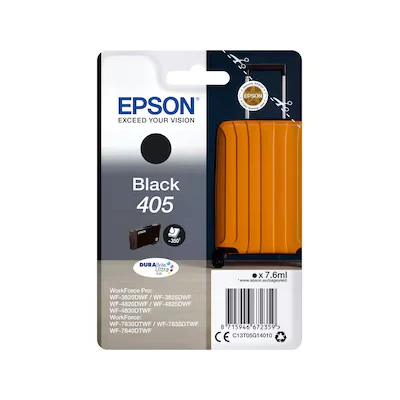 Bild av Epson Original 405 bläck för WF 3820DWF, 3825DWF, 4820DWF, 4825DWF, 4830DTWF, 7830DTWF, 7835DTWF, 7840DTWF, svart