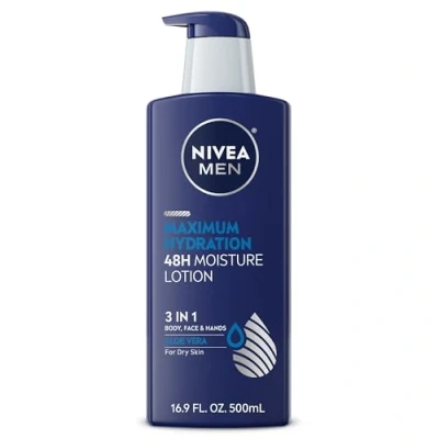 Bild av Nivea Men Maximal återfuktning 3 i 1 närande lotion 16,9 flytande munstycke av