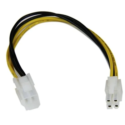Bild av StarTech.com 20 cm ATX12 V 4 stifts. P4 CPU förlängningskabel, St/Bu