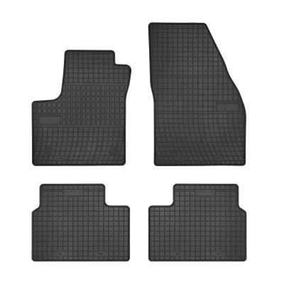 Bild av FROGUM 546108 Ensemble de tapis sol Caoutchouc avant et arrière 4 noir Sur mesure OPEL: Meriva A, B