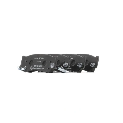 Bild av HELLA 8DB 355 020 221 Jeu de plaquettes frein avec indicateur d&#039;usure SSANGYONG: Stavic SUV, Rexton / 2, Kyron, KIA: SORENTO 1