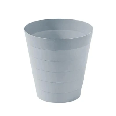 Bild av Sinoba papperskorg 6105 plast perfekt för barnrum kontor kök höjd 25 cm 9 l (blågrå)