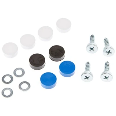 Bild av Utsch 535050 registreringsskyltsskruvar set om 4 st M4,8 x 16 med lock