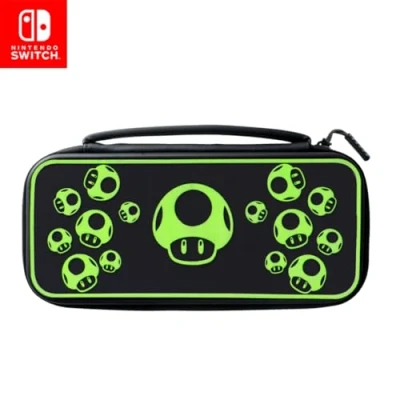 Bild av PDP Gaming officiellt Licensierad Switch Console Case 1 UP Glow in the dark Works med OLED &amp; Lite