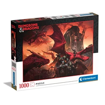 Bild av Clementoni 39733 Pussel Dungeons &amp; Dragons 1000 Bitar, 18 99 år, för vuxna