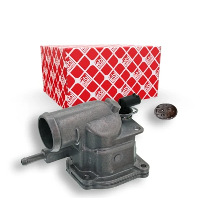 Bild av FEBI BILSTEIN 39396 Thermostat d&#039;eau 87 avec joint d&#039;étanchéite commutateur de température boîtier MERCEDES BENZ: Classe E Berline