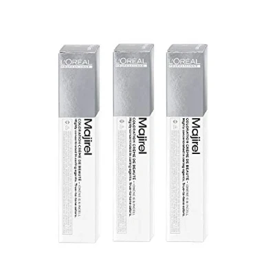 Bild av Förpackning 3 x 50 ml Majirel L&#039;ORÉAL färgämne nr 7 blond