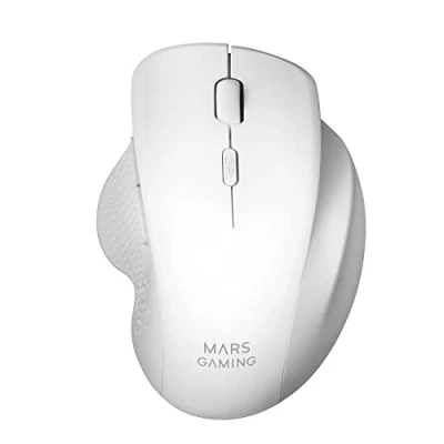 Bild av Mars Gaming MMWERGOW, trådlös ergonomisk mus för PS4/PS5/XBOX/PC/Mac, vit