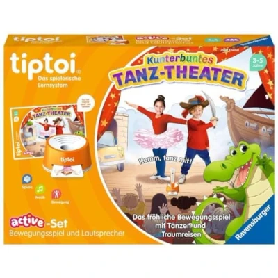 Bild av Ravensburger tiptoi® spel 00122 Active set Färgglad dansteater, rörelsespel från 3 år
