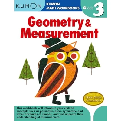 Bild av Grade 3 Geometry &amp; Measurement (Kumon Math Workbooks)