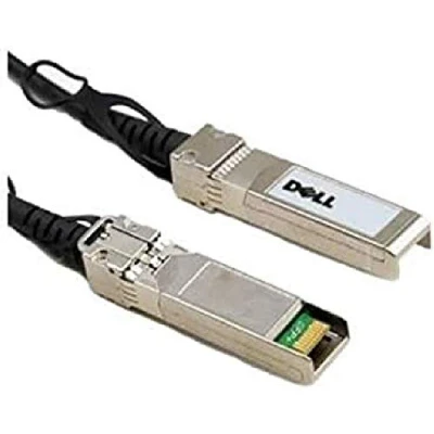 Bild av Dell Networking 10GbE Copper Twinax Direct Attach Cable Direktkopplingskabel SFP+ (hane) till 1 m dubbelaxlad för N1148P ON PowerSwitch S4112F ON, S4112T S5212F S5232F S5296F
