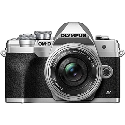 Bild av Olympus OM D E M10 Mark IV Micro Four Thirds systemkamera, 20 MP sensor, 5 axlig bildstabilisering, kraftfull AF, Wi Fi, silver inkl. M.Zuiko Digital ED 14 42mm F3.5 5.6 EZ Pancake,