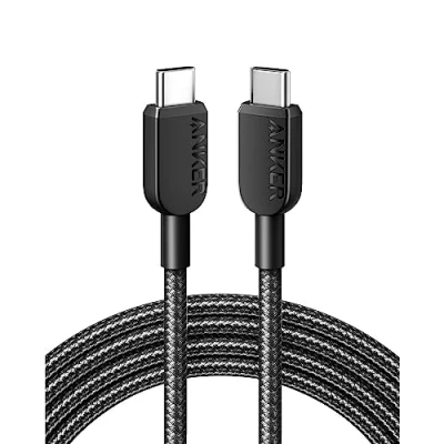 Bild av Anker USB C till Kabel, 310 Kabel 60W, 1,8m Laddningskabel för iPhone 16/15 Serien, MacBook Pro/Air, iPad Galaxy S24, Pixel, Switch, LG Och Mer (USB 2.0)