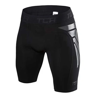 Bild av TCA Herr CarbonForce Pro Kompressionsunderställ Shorts Termisk Underkläder Svart, XL