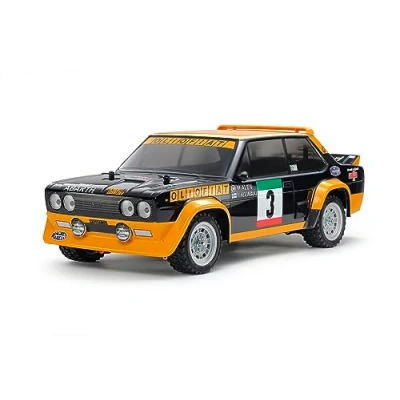 Bild av Tamiya 58723 1:10 RC FIAT 131 Abarth Olio MF 01X fjärrstyrd bil, fordon, modelltillverkning, montering, hobby, byggsats, omålad