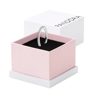 Bild av PANDORA Timeless Funkelnder Band Ring aus Sterling Silber mit Cubic Zirkoniastein verziert, Größe: 52, 192999C01 52