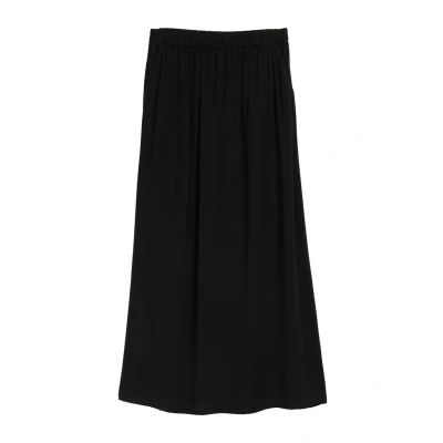 Bild av TOM Tailor Denim MIT Eingriffstaschen Maxikjol, Storlek: Small, Deep black