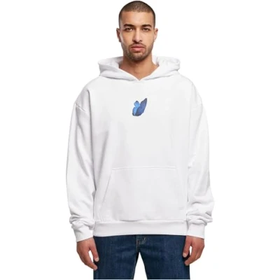 Bild av Mister Tee unisex Le Papillon Heavy Oversize Hoody, Vit, L plus size