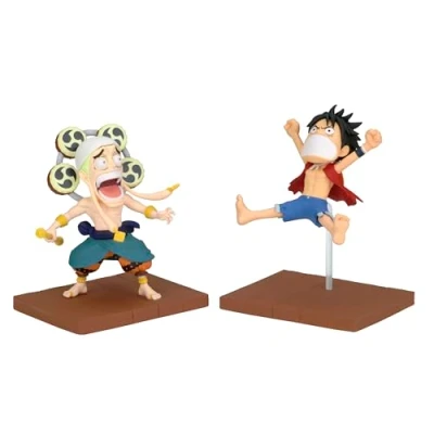 Bild av One Piece Monkey D Luffy &amp; Enel World Collectable figure 7cm