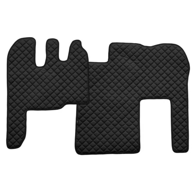 Bild av F CORE Eco Leather Q FL15 BLACK Ensemble de tapis sol Similicuir 2 noir