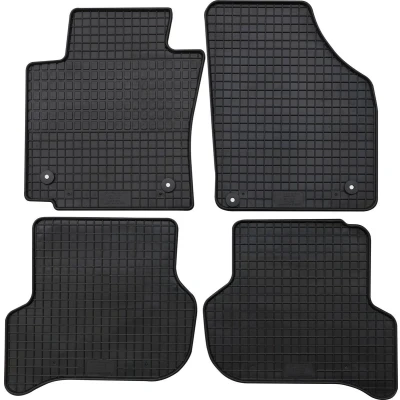 Bild av Petex 84110 Set med golvmatta gummi fram och bak 4 svart SEAT: Leon II Hatchback