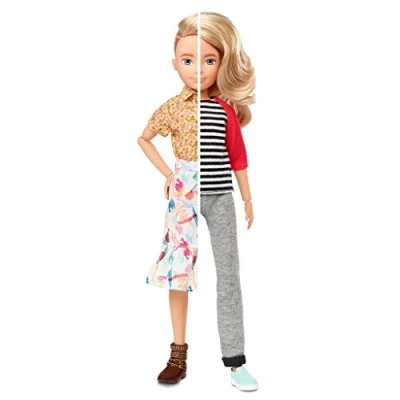 Bild av Mattel CREATABLE WORLD GGT67 Deluxe Character Kit anpassningsbar docka, kreativ lek för alla barn 6 år och uppåt, blont vågigt hår