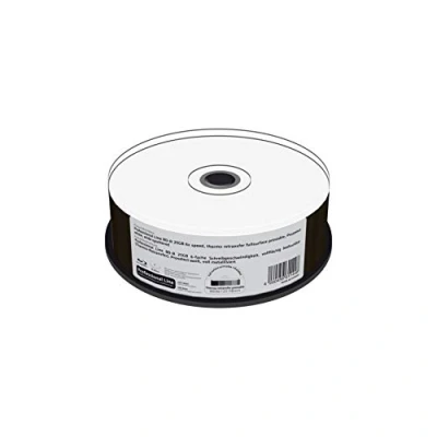 Bild av MediaRange Professional Line 25 x BD R GB 4x vit yta utskrivbar med transfertryck spindel