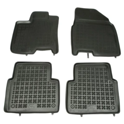 Bild av REZAW PLAST 201809 Ensemble de tapis sol Caoutchouc avant et arrière noir NISSAN: Qashqai / Qashqai+2 I
