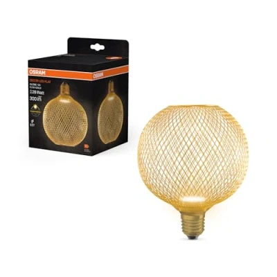 Bild av OSRAM Decor LED Flat Globe E27 3,5W guld 2,700K metall