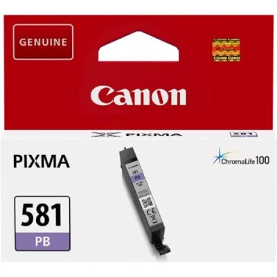 Bild av Canon CLI 581 PB bläcktank foto blå 5,6 ml för PIXMA bläckstråleskrivare ORIGINAL 2107C001