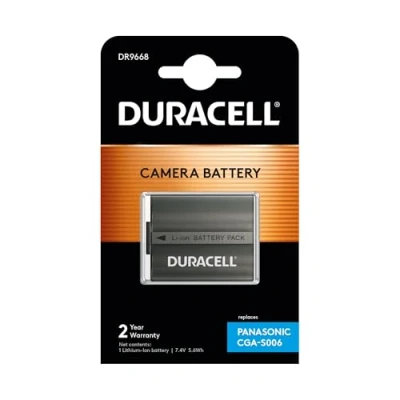 Bild av Duracell DR9668 Li Ion kamera ersätter batteri för CGA S006E/1B