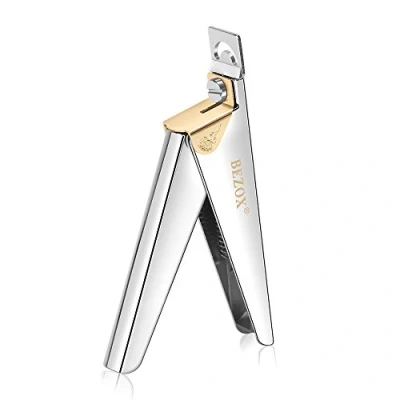 Bild av BEZOX False Nail Tip Clipper Cutter Trimmer Manikyr Pedikyr Art Tool/Akryl Tips Edge Rostfritt stål