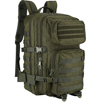 Bild av ProCase 40 l militär taktisk ryggsäck, stor kapacitet 3 dagars armé pack Bag Go ryggsäck för vandring jakt, och camping andra utomhusaktiviteter, Grön, 50 * 30 30cm, Utomhus