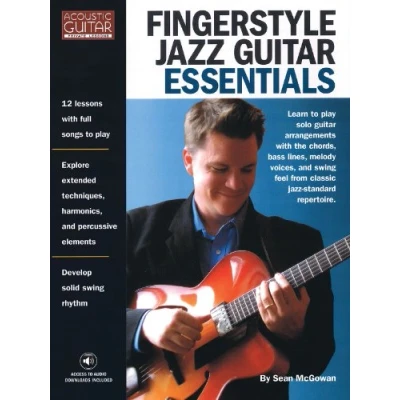 Bild av Fingerstyle jazz Guitar essentials guitare: Acoustic Private Lessons: 00