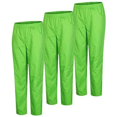 Bild av MISEMIYA Pack 3 Pcs Byxor Sanitär Unisex Vuxen, Äpple grön 21, 3XL