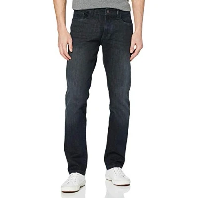 Bild av camel active Herr 5 fickor Houston Straight Jeans, Svart (svart bläck 86), 52W x 34L