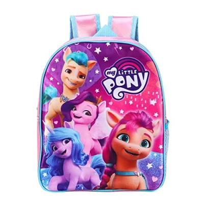 Bild av TDL My Little Pony ryggsäck skolväska för barn resa söta tillbehör flickor varor gåvor 4236, Flerfärgad, en storlek