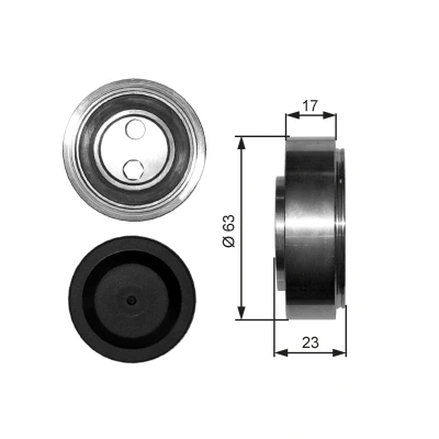 Bild av GATES FleetRunner Micro V Kit T38228 Poulie Tendeur AUDI: A4 B5 Berline, A6 C5 B7 Avant, VOLKSWAGEN: Passat GP Break