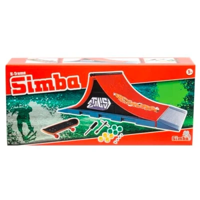 Bild av Fingrar skateboard ramp Ultimate, 27 x 10 9 cm, 8 reservhjul, 2 verktyg, skruv och mor, från 5 år