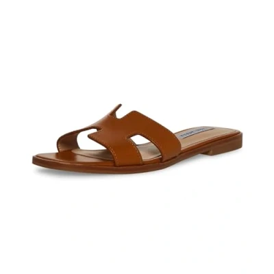 Bild av Steve Madden Hadyn sandal för kvinnor, konjak läder, 36 EU