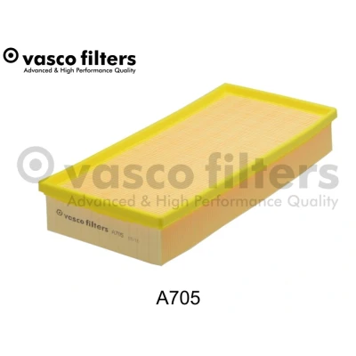 Bild av DAVID VASCO A705 Filtre à air 58 169 344 rectangulaire Cartouche filtrante VOLVO: V40 Break, S40 I, MITSUBISHI: Space Star, Carisma 5 portes
