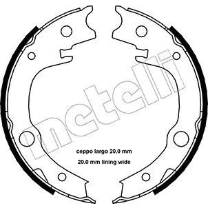 Bild av Bromsbackar, sats, parkeringsbroms, Bakaxel, toyota, 04495 05040, 46540 02010, 20080, 32020, A213502210