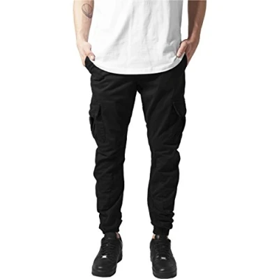 Bild av Urban Classics Herr cargo joggingbyxor byxor, Svart, XL