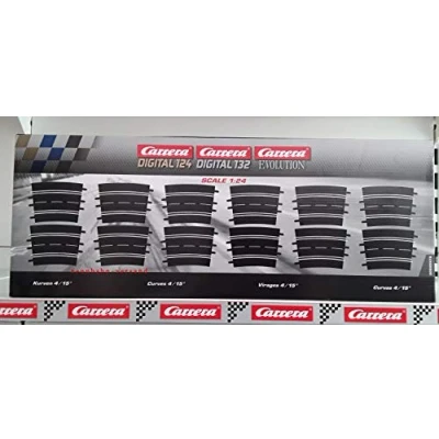 Bild av Carrera 20020578 Evolution/exklusiv 1:24 kurvor 4/15 grader
