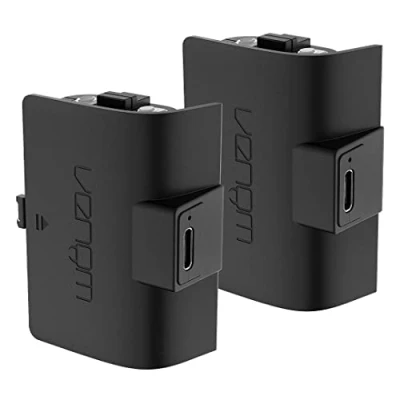 Bild av Venom Xbox Controller Uppladdningsbart batteri Twin Pack, 800mAh Svart (Xbox Series X/S)