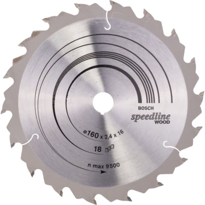 Bild av Bosch Cirkelsågklinga Speedline Wood 160 x 16 2,2 mm, 18