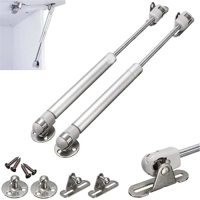 Bild av 2 x eller 4 gasfjäder, gasfjäder för klaffar möbler, gastrycksdämpare dörrar och skåp med 100 Nm (10 kg tryckkraft) (set om 4)