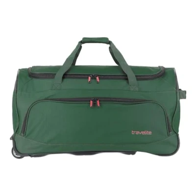 Bild av Travelite Basics Fresh resväska med hjul, 71 cm, Mörkgrön, hjul